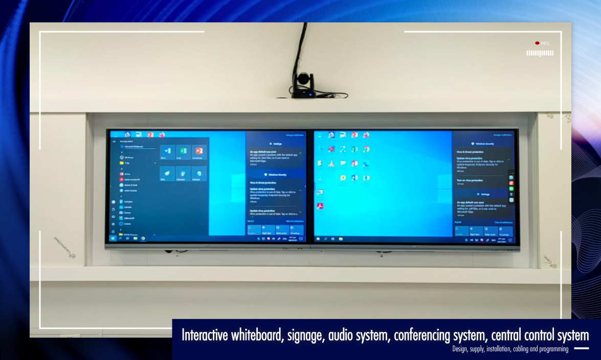 Interactive classroom, 5/F, Chai Wan IVE, VTC banner 