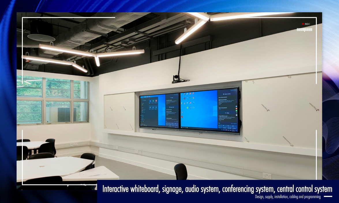 Interactive classroom, 5/F, Chai Wan IVE, VTC banner 